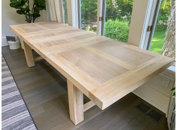 Amazing Large Extending Table - Great Natural Light Wood Finish