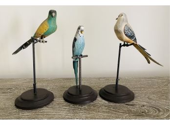 Handmade Decorative Bird Trio