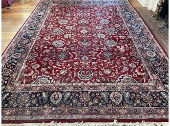 An Indian Hand Knotted Wool Rug