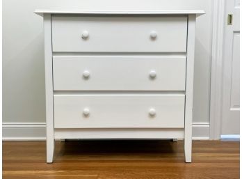 A Painted Wood Chest Of Drawers By Pottery Barn