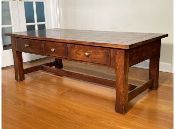 A Solid Mahogany Coffee Table