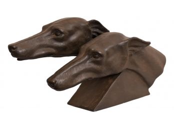 'Lazy Susan' Double Dog Sculpture