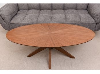Wegmans Furniture Industries Oval Wood Coffee Table