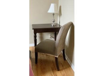 Table, Chair & Lamp
