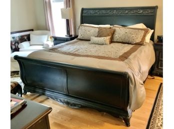 King Size Sleigh Bed ~ Kathy Ireland Home ~