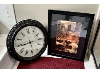 Wall Clock & Framed Print