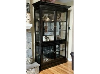 Tall Lighted Display Cabinet