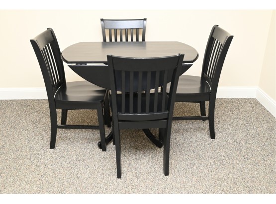 Pedestal Drop Leaf Table And Chairs