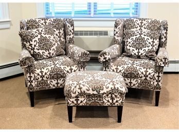 Pair Of Bassett Furniture Armchairs