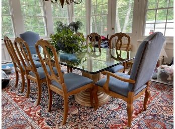 Eight Ethan Allen Dining Chairs