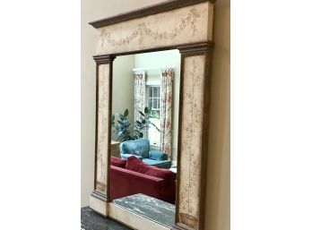 Fine Quality Large NEIRMANN WEEKS Mirror With Hand Painted Design