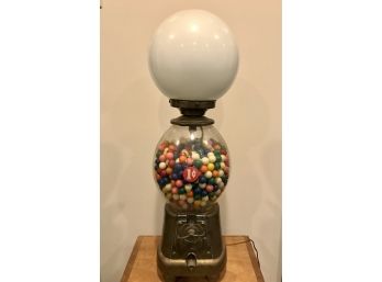 Vintage Bubble Gum Machine Lamp