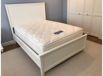 POTTERY BARN Full Size Plank Style Bed