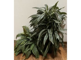 Two Faux Plants