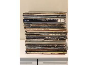 Large Collection Of Vinyl Records- Bruce Springsteen & The E Street Band, Billy Joel, Carly Simon And More