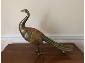 Brass Decorative Peacock