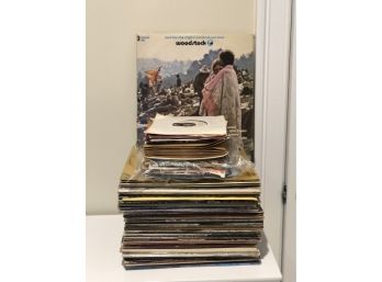 Large Collection Of Vinyl Records- Michael Jackson, Barbra Streisand, Bee Gees, Beatles And More