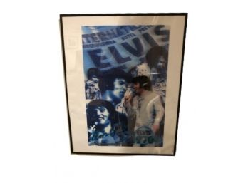 Elvis Presley 3D Lenticular Poster- Framed