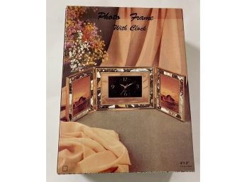 Photo Frame With Clock