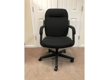 Black Fabric Desk Task Chair