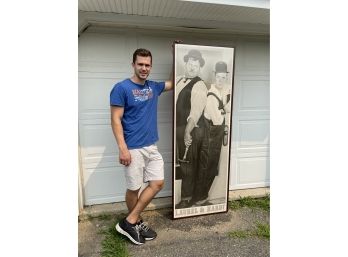 Life Size Laurel And Hardy Framed Print