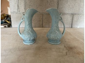 Pair Of Mccoy Pottery Vases