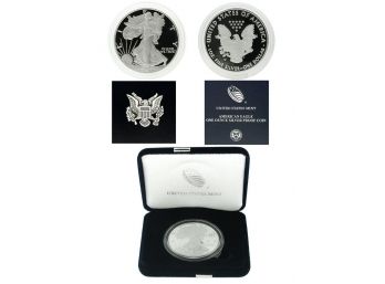 Rare 2007 US Silver Proof Silver Eagle Coin In Original