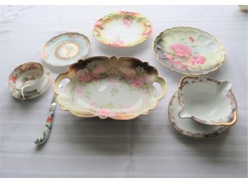 Antique Hand Painted Porcelain China