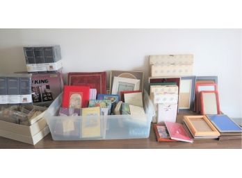 Loads Of Picture Frames, Photo Albums And Stationary