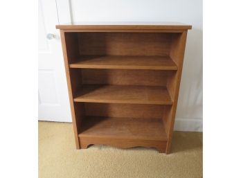 3 Shelf  Wood Bookcase