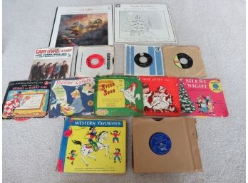 Record Albums And Vintage 45s
