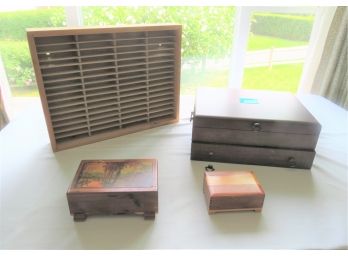 Wooden Boxes Reed Barton Flatware Box