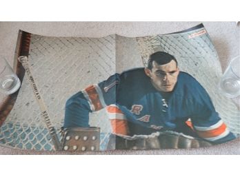 Ed Giacomin New York Rangers Goalie Paper Poster