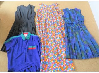 4 Vintage Ladies Fun Retro 60s Dresses