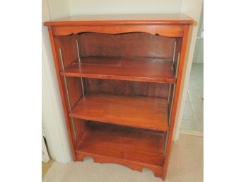 Vintage Pine 3 Adjustable Shelves Bookcase
