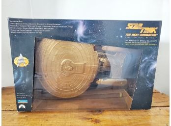 New Old Stock Star Trek The Next Generation 7th Anniversary Collector's Edition Gold The Starship Enterprise