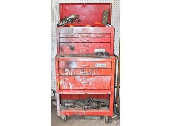 S-K Toolbox FULL OF TOOLS W/ Mechanics & Household Tools From SK, Billings, Williams, Craftsman & So Much More