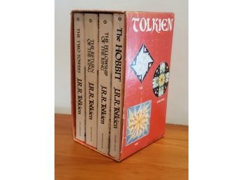 1974 J.R. Tolkien Four Paperback Book Boxed Set