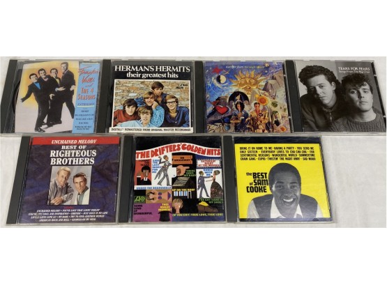 CD Music From The 1950s, 1960s:  Sam Cooke, Herman Hermits, The Drifters And More