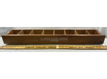 Wooden Display Box - Yankee Hand Dipped Tapers
