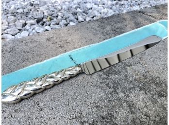 Tiffany & Co. Silver Knife And Original Tiffany Protective Sleeve