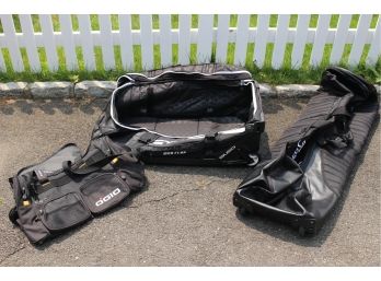 Three Assorted Ski Bags, Carrying Cases