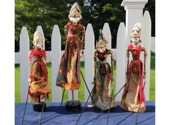 Four Decorative Chinese Dolls From China