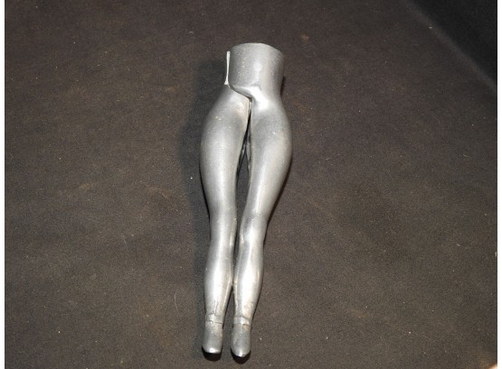 Vintage Solid Aluminum Lady Figural Nutcracker