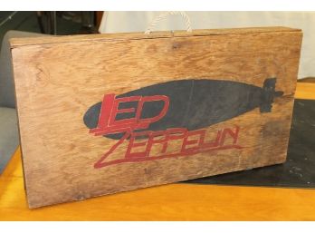 One Of A Kind - LED ZEPPELIN - Folk Art Made - Concert Salesman Large DISPLAY BOX Crate