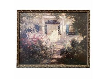 Abbott Fuller Graves  - Doorway And Garden - Print