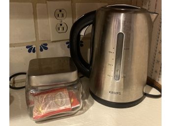 Krups Kettle And Tea Canister