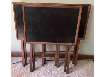 Three Collapsible TV Stands