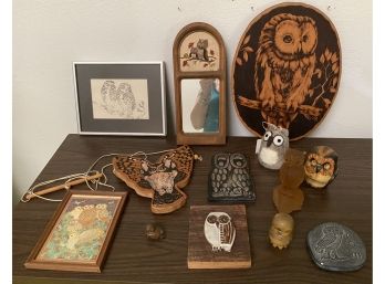 Collection Of Owl Decor