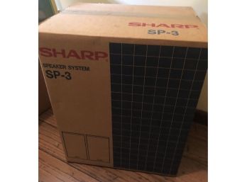 Sharp SP-3 Speaker System-Brand New